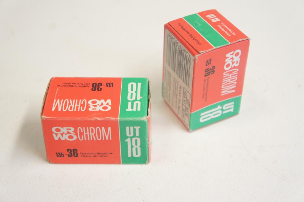 ORWOChrom UT18 135/36 színes diafilm 2db.