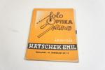 Hatschek Emil Foto optika kino árjegyzék  1940