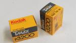 Kodak TMax P3200 135/36 fekete-fehér film 2db.