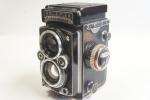 Rolleiflex DBP sz.: 1768200, Planar 3,5/75mm objektív sz.: 1774142
