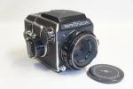 Zenza Bronica fényképezőgép sz.: CB302457, Nikkor-P 2,8/75mm objektív sz.: 109703
