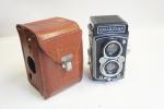 Rolleiflex fényképezőgép sz.: 971468, Tessar 3,5/7,5cm objektív sz.: 2670655