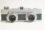 Meopta Stereo-Mikroma fényképezőgép, Mirar 3,5/25mm objektívek sz.: 3807; 3813