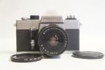 Praktica LLC fényképezőgép sz.: 495681,Pentacon electric 2,8/29 objektív sz.: 7471203