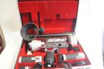 Minolta Autopak 8 D 10 S8 filmfelvevő sz.: 101466, Rokkor Zomm 1,8/7-70mm objektív sz.: 1102123 tartozékokkal