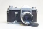 Zeiss Ikon  Contax D fényképezőgép sz.: 63564, Tessar 2,8/50mm objektív T  sz.: 3743164