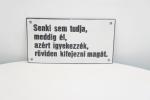 Zománc tábla