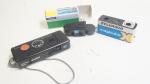 Agfa Optima 5000 110-es fényképezőgép, Sylvania egyes vaku 3db-os, Appareil Micro 110-es film