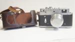 Zorki-4 fényképezőgép sz.: 69021917, Industar-50 3,5/50mm objektív sz.: 6482958
