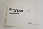 Braun F900 használati utasítás