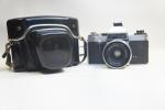 Praktica PL Nova IB fényképezőgép sz.: 511853, Tessar 2,8/50mm objektív sz.: 8505923