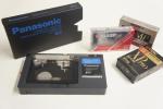 Panasonic SVHS kazetta adapter, SONY, TDK video és BASF hangkazetta