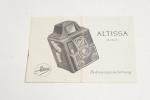 Altissa 6x6cm fényképezőgép ismertető