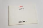 Leica R6.2 fényképezőgép leírás