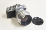 Zenit.C fényképezőgép sz.: 60041634, Helios-40 1,5/85mm objektív sz.: 621818