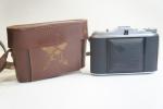 Agfa Isolette 6x6 fényképezőgép, Agnar 4,5/85mm objektív sz.: 979914